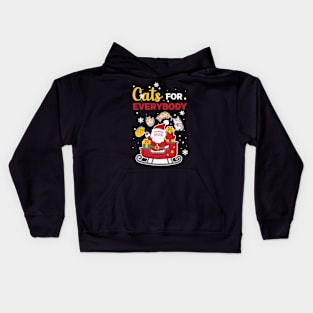 Cats for everybody Merry Catmas Gift Kids Hoodie